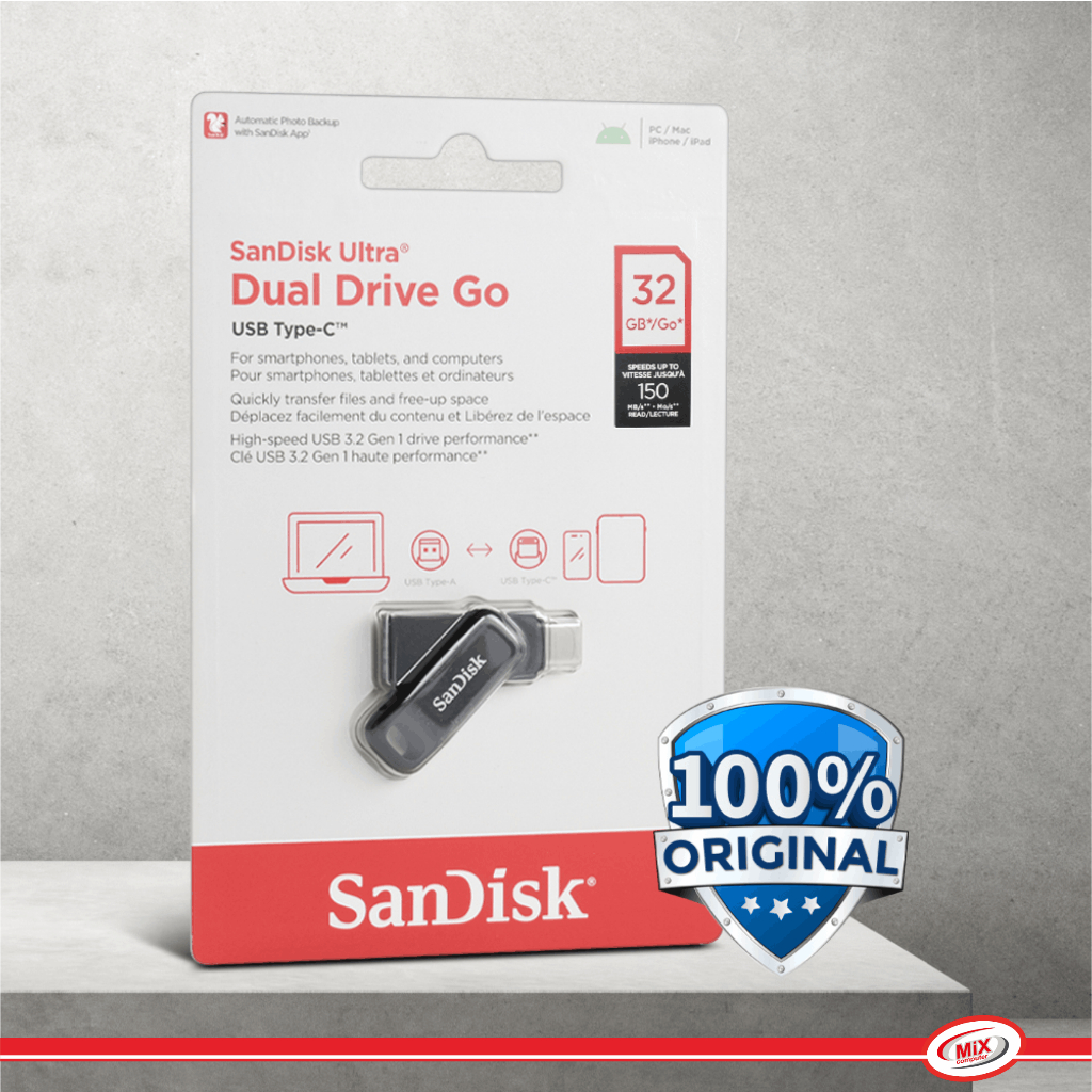 Flashdisk SanDisk Ultra Dual Drive Go G46 32GB USB 3.0 - OTG Type C