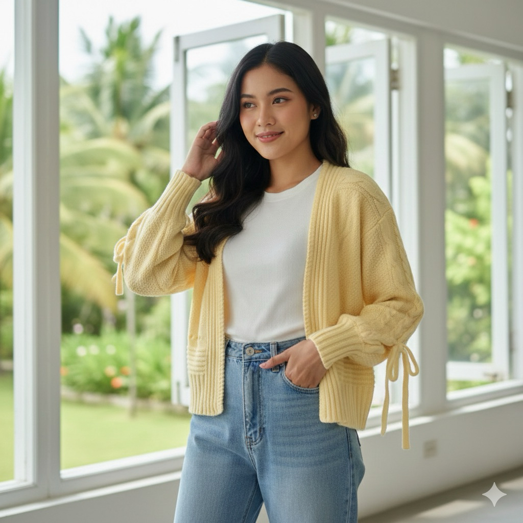 KAMANI Cardigan Rajut Balero Namie Top Outerwear Knit Cardy Batwing Wanita