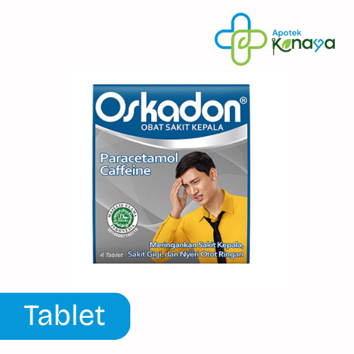 Apotek Kanaya - Oskadon Obat Sakit Kepala 4 Tablet / Oskadon Sakit Kepala