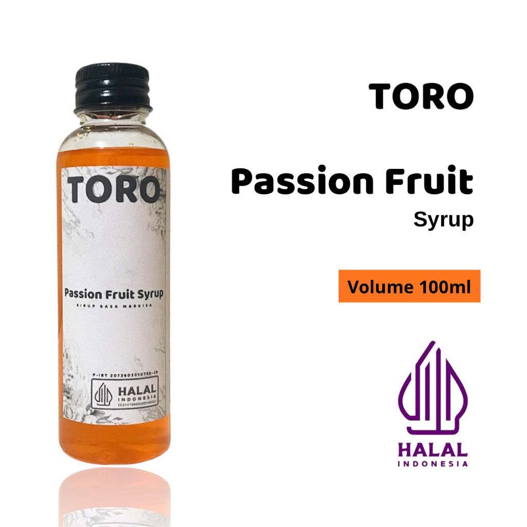 Passion Fruit Syrup 100ml | Sirup Rasa Markisa 100ml