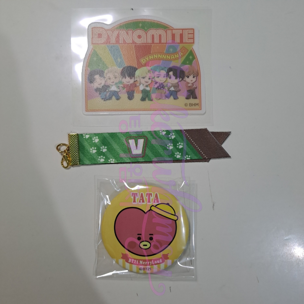 Badge BT21 Tata Official Line Friends Jepang