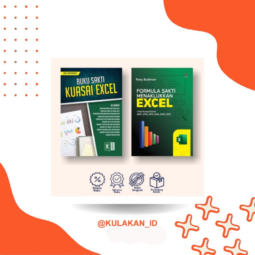 Buku Sakti Kuasai Excel / Buku Formula Sakti Menaklukkan Excel / Buku Panduan Lengkap Excel - Anak H