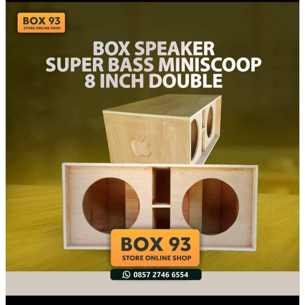 box  miniscoop 8 inch double