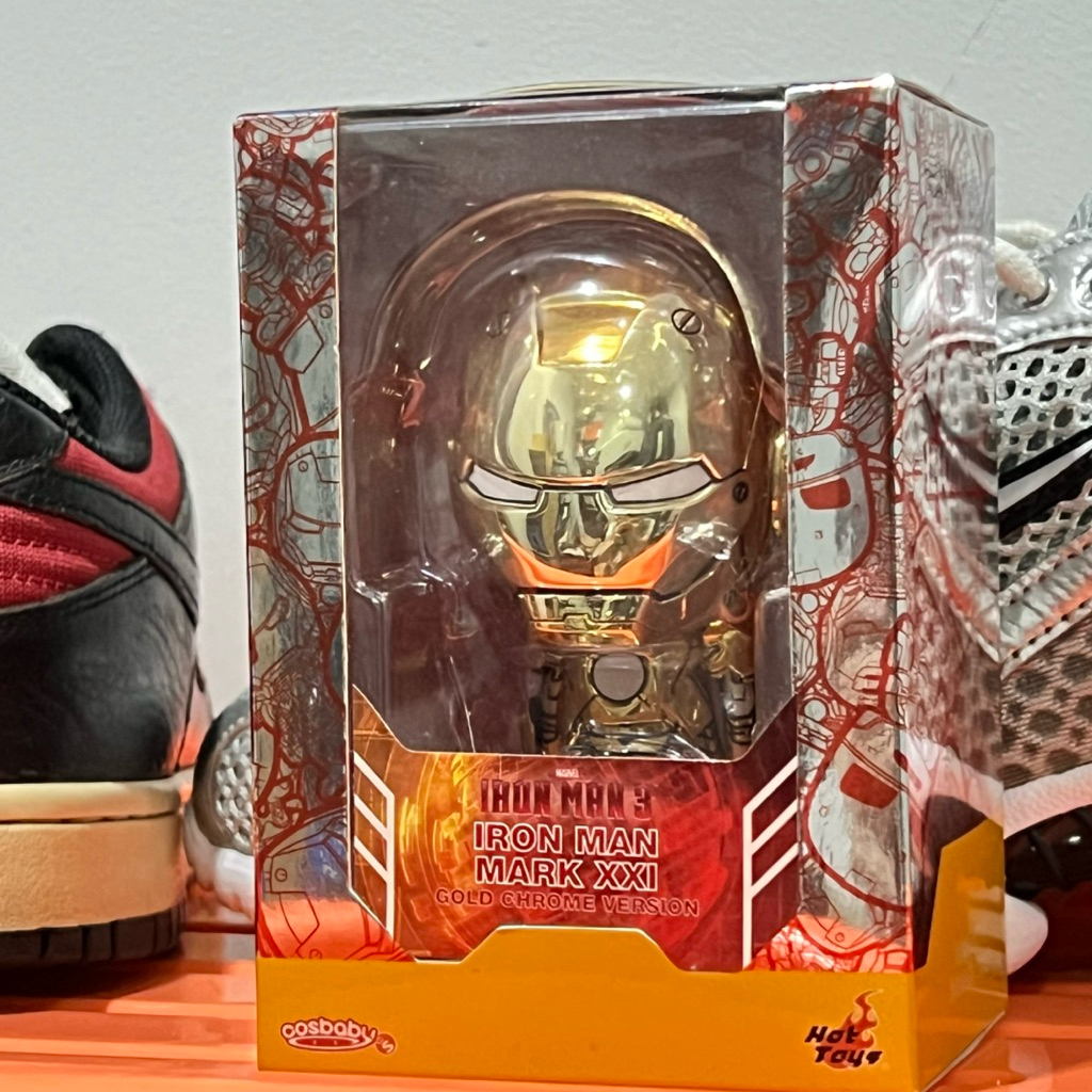 Hot toys cosbaby second cosbi Ironman Midas Iron man mark 21 xxi gold chrome version
