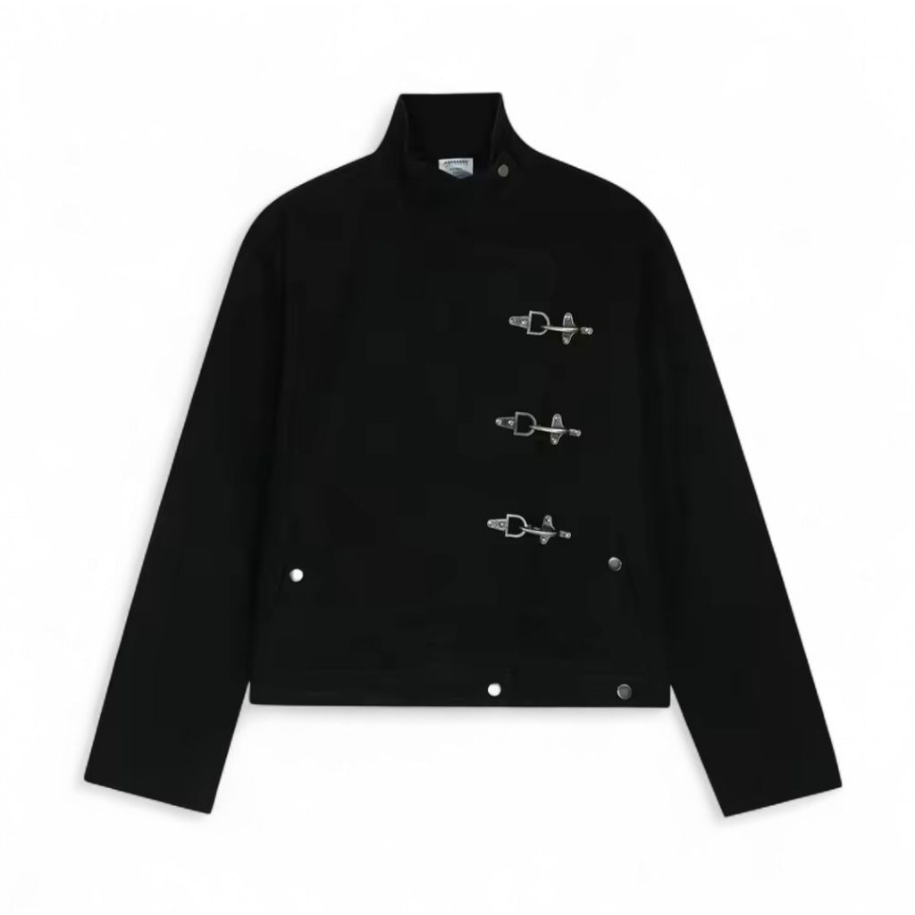 Sogaoul Jaket Fireman Claps Unisex Streetwear Vintage boxy fit