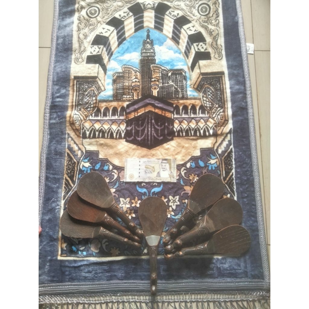 centong kayu jati tua antik