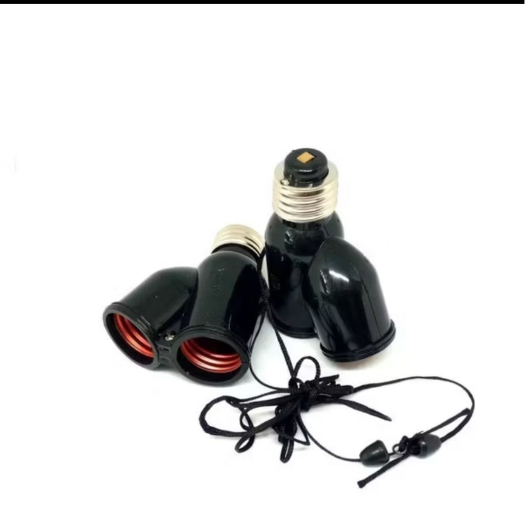 Fitting Tarik / Fitting Lampu Dobel Model Tarik