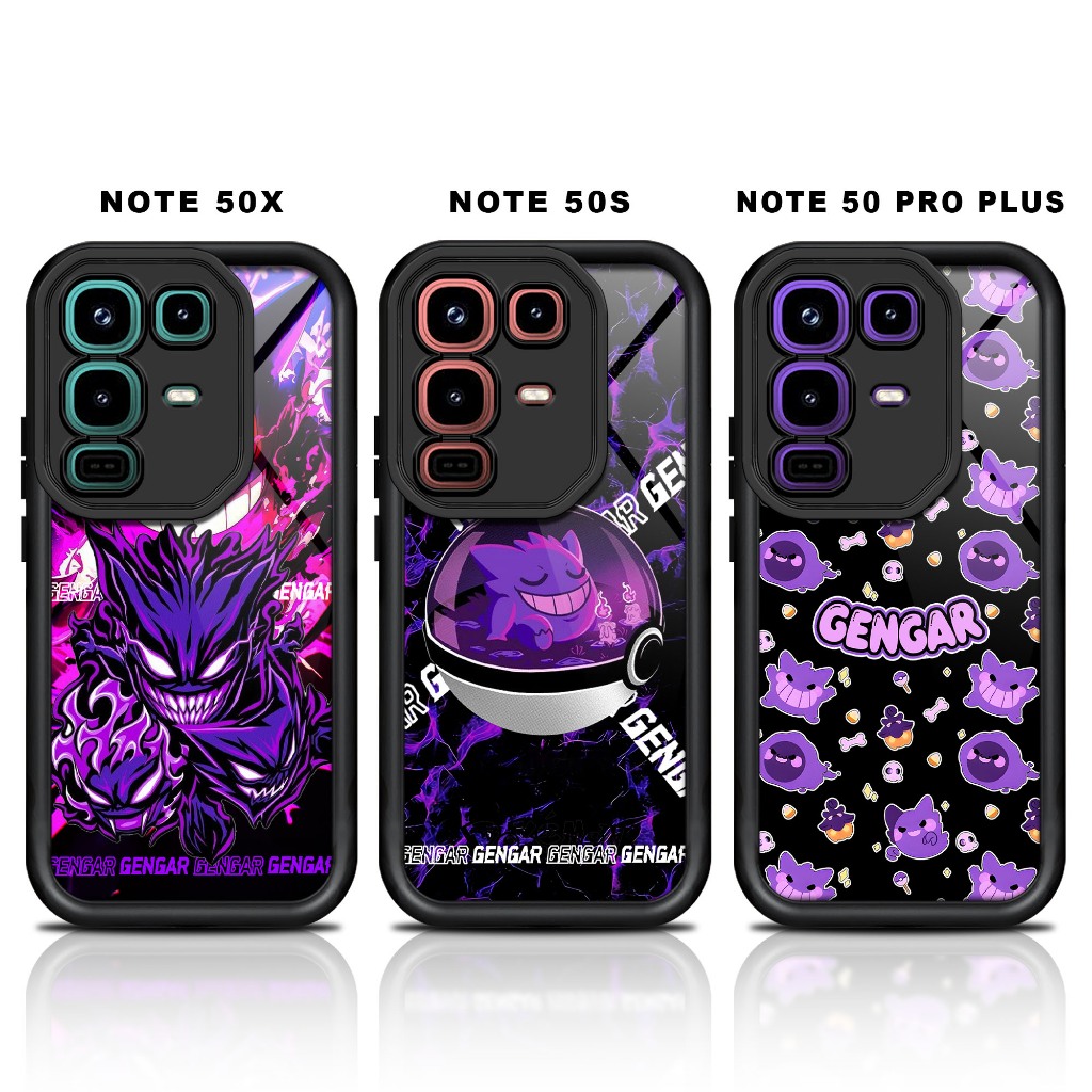 Softcase glossy INFINIX NOTE 50X 50S 50 PRO PLUS Casing Case Hp Silikon Protek kamera GENGAR