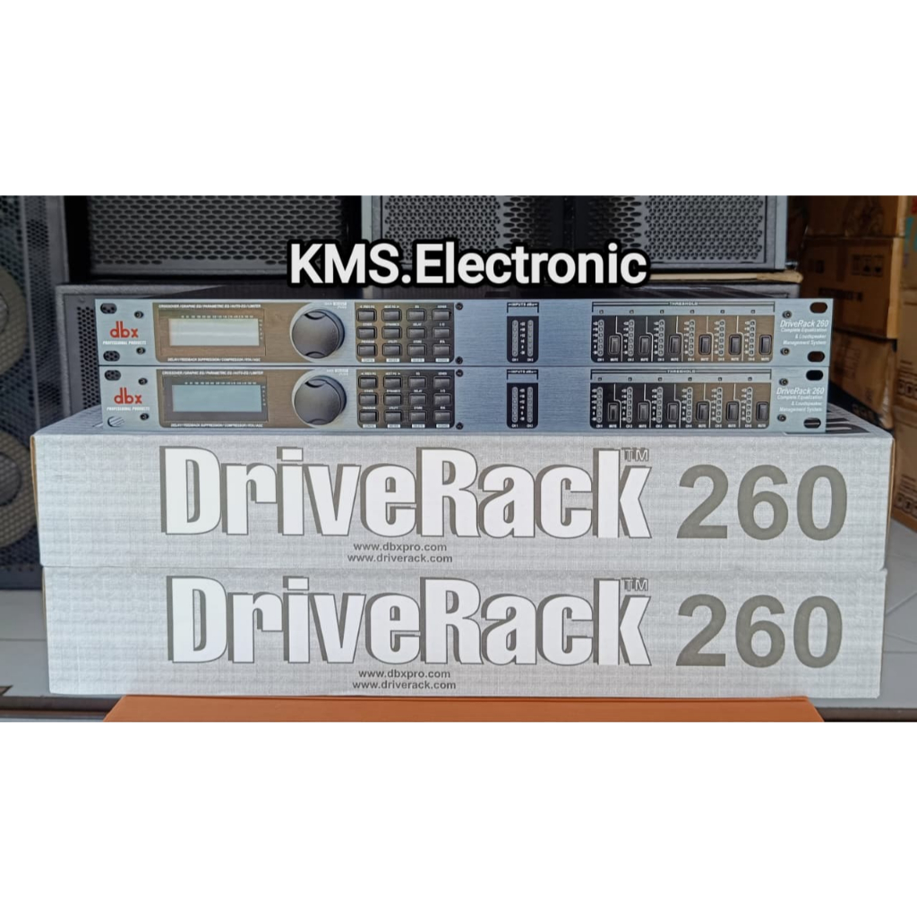 DLMS DBX Driverack 260 2 Input 6 Output Management Profesional Grade A Made In USA Grade A