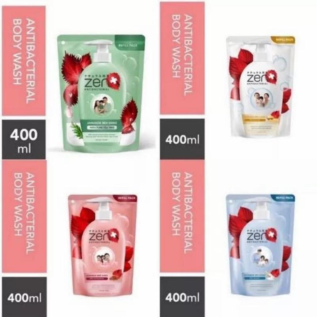 Zen Sabun Cair Refill 400 Ml Antibakteri Shiso