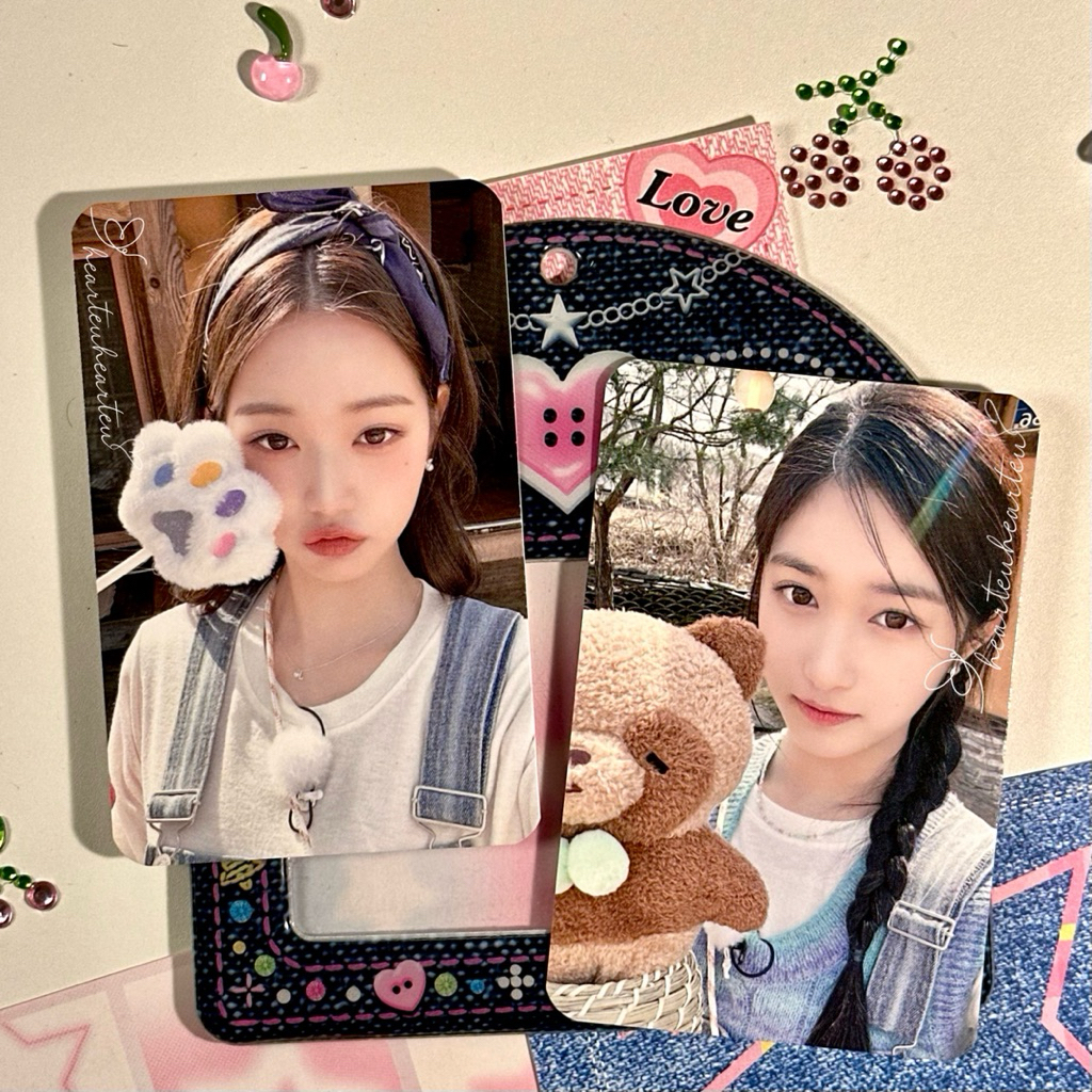 hearteuhearteu — [READY STOCK] IVE Jang Wonyoung & Leeseo Official Photocard from POB Beatroad era I