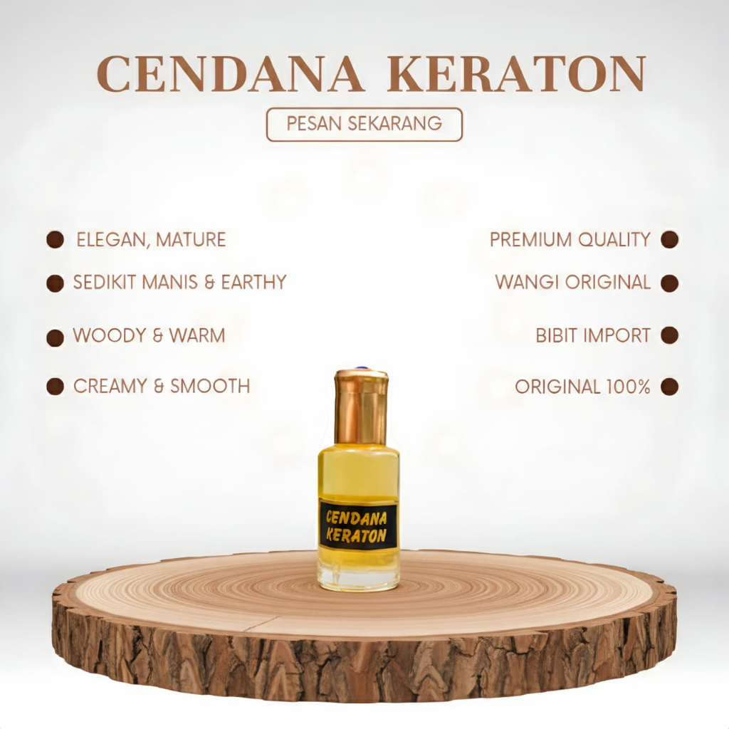 Cendana Keraton Asli Minyak Wangi Cendana Original Bibit Murni Non Alkohol Parfum Ibadah.original 10