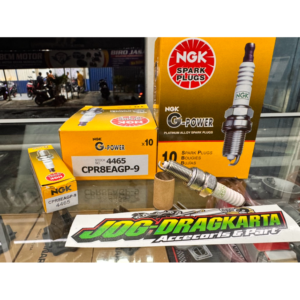 BUSI NGK GPOWER G-POWER CPR8EAGP-9 NMAX OLD NEW FU GSX SHOGUN 125 AEROX 155 LEXI JUPITER MX MX KING 