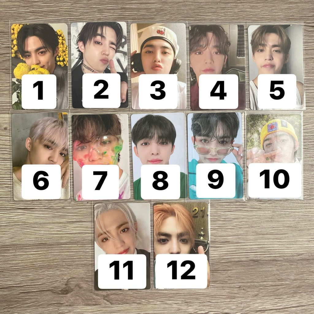 [REPRICE] SEVENTEEN SCOUPS PHOTOCARD OFFICIAL svt pc scoups choi seungcheol kkuma cimumu cheol its t
