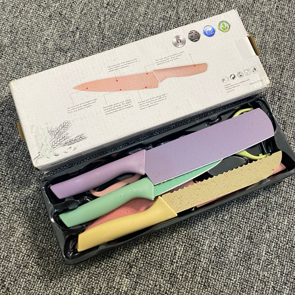 Set Pisau - Corrugated Kitchen Knife