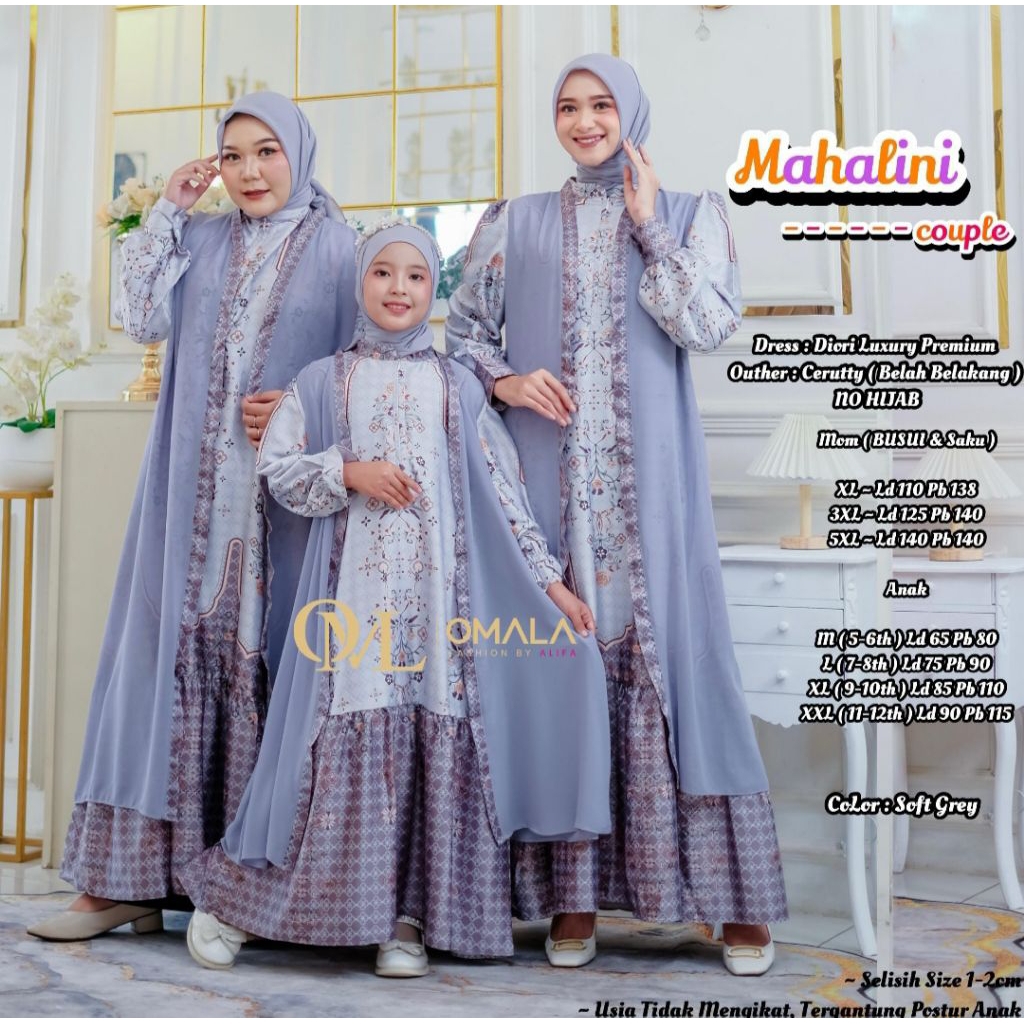 MAHALINI COUPLE IBU ANAK ORI ALIFA