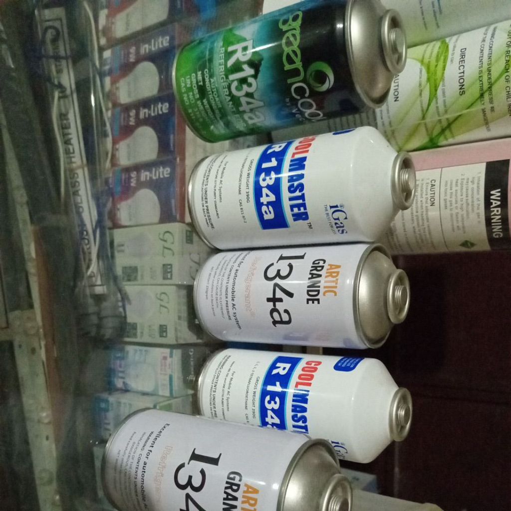 Freon kaleng ori r134a freon kulkas ac mobil dll  bukan freon klea
