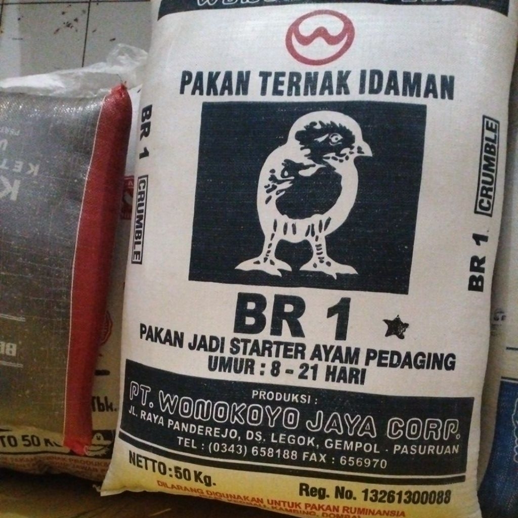 BR 1 PAKAN AYAM 50 Kg, BR1 * ORIGINAL WONOKOYO JAYA CORP