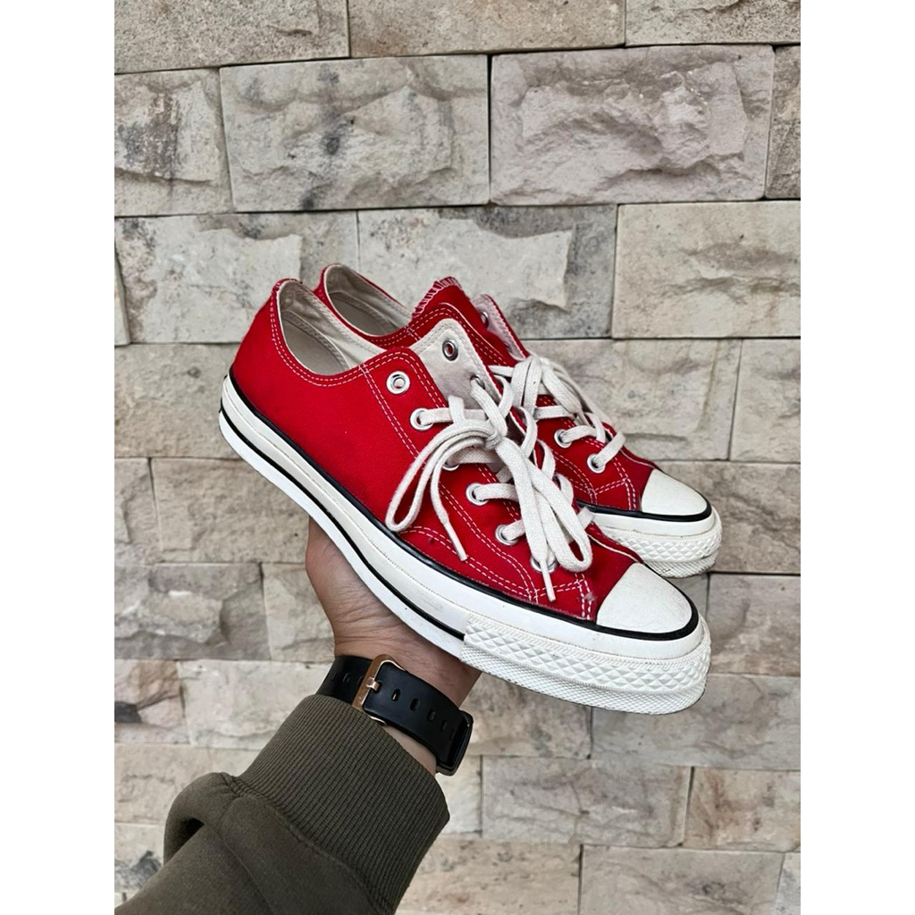 CONVERSE 70S OX LOW RED EGRET ORIGINAL RESMI