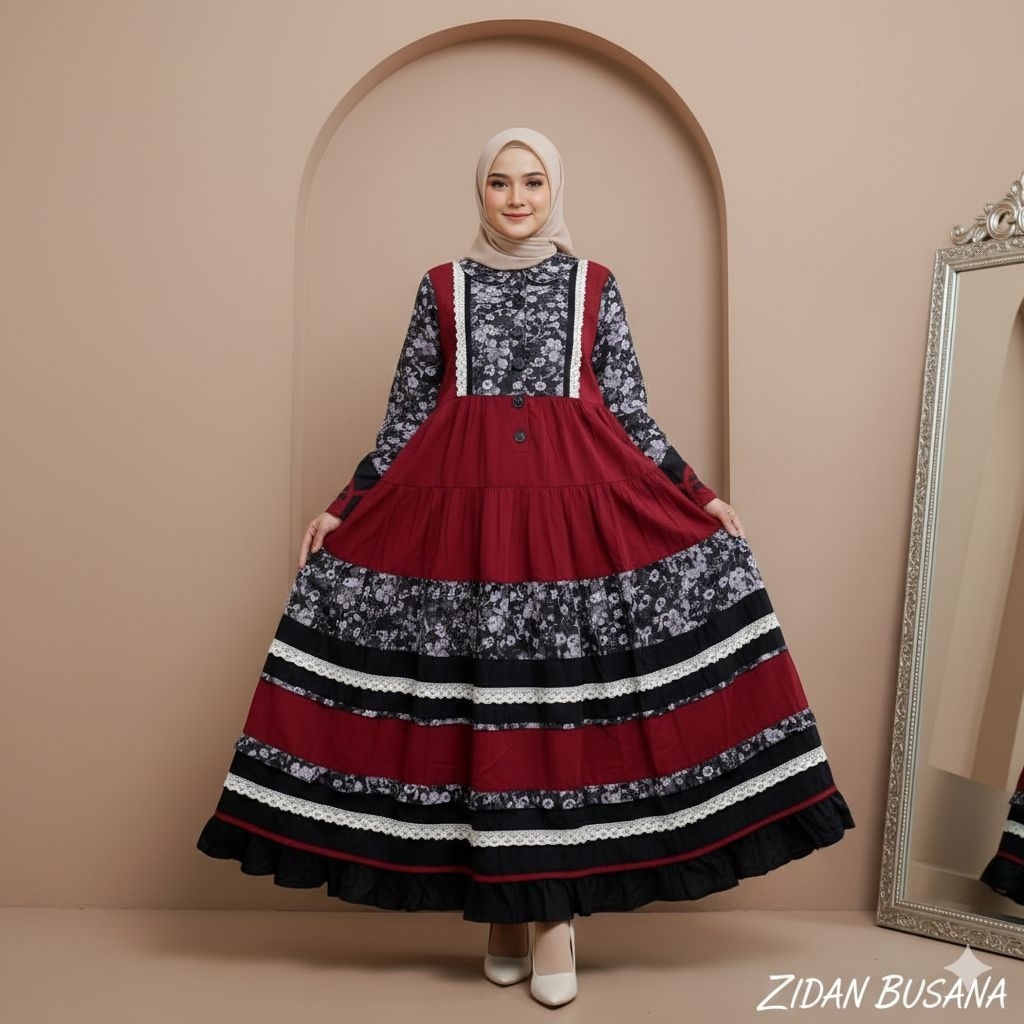 GAMIS SHABRINA REMAJA DAN DEWASA ORIGINAL KODE RTM