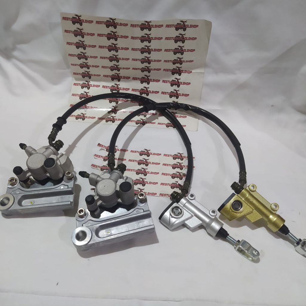 REM SET CAKRAM BELAKANG KLX PNP RODA KLX KOMPLIT SET REM SET BELAKANG KLX 150 BF DTRACKER FUL SETR