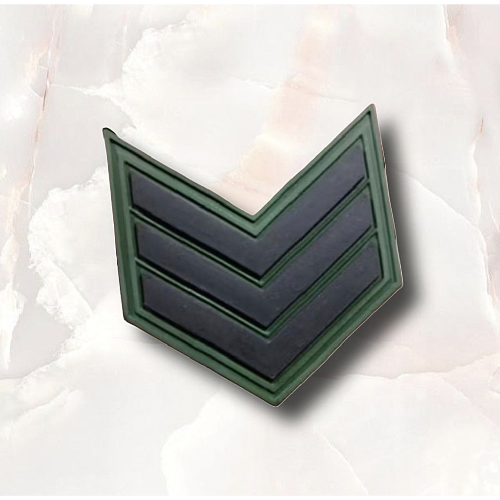 patch ruber pangkat tni ad pdl/serka