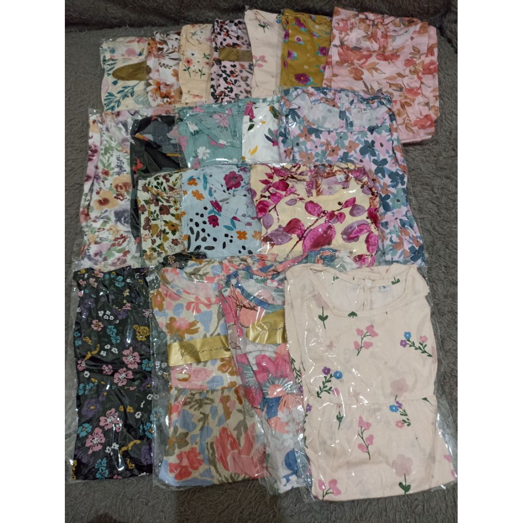 DRESS RUFFLE RAYON ANAK BAHAN RAYON