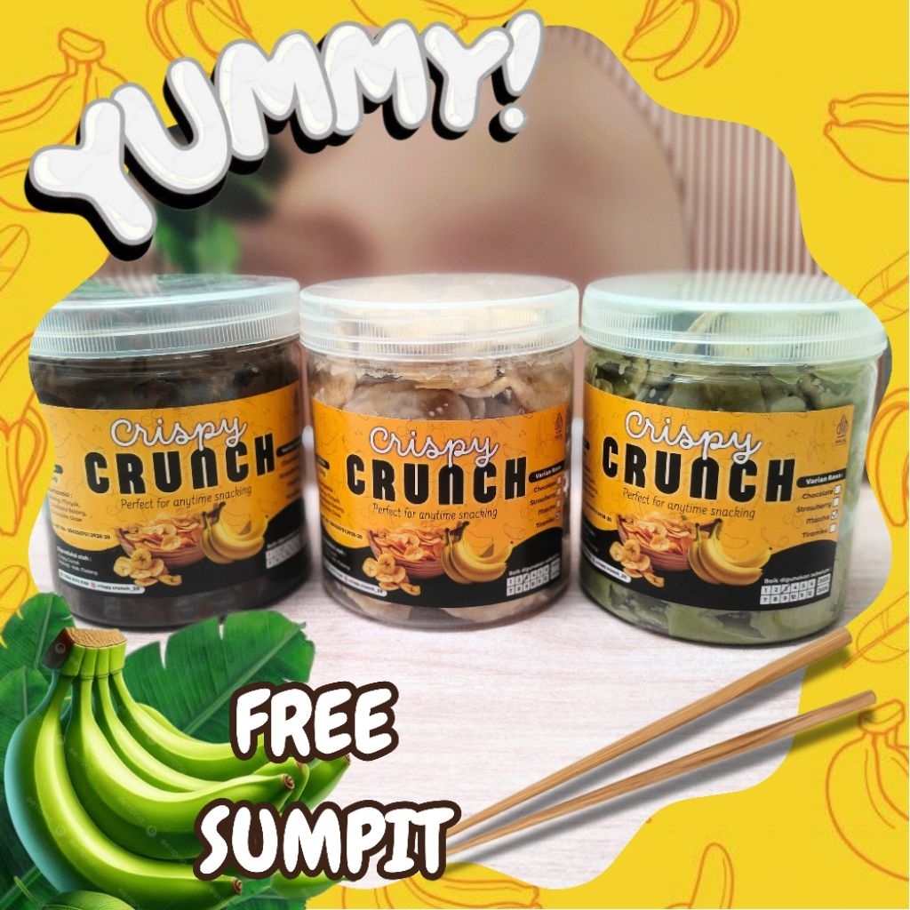 Kripik Pisang Coklat Lumer - Keripik Pisang Lumer Kemasan Toples 250gr