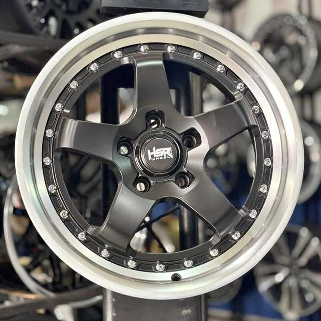 Velg Mobil Racing Palang 5 Lobang Pcd 5x120 Untuk Mobil BMW Velg Mobil HSR BOB