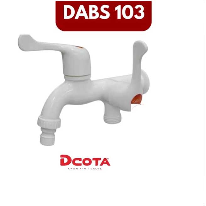 Kran Air Kran Cabang PVC Double Kran Double Shower PVC DABS 103 DCOTA by Onda