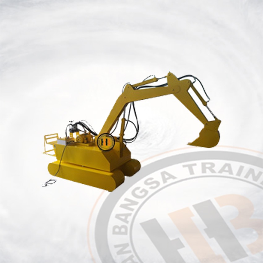 Model Hidrolik Aplikasi Excavator Roda