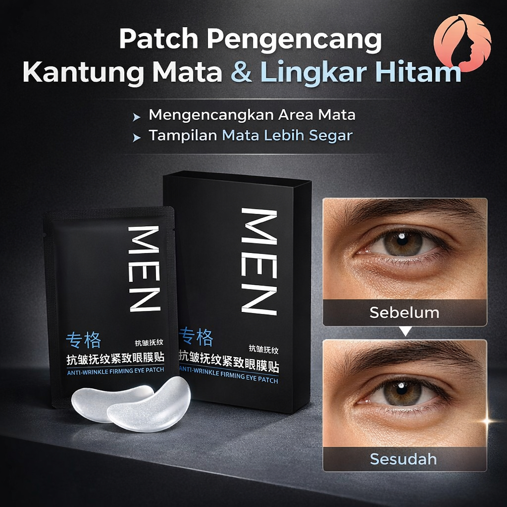 JUELREOU/Maske Mata Anti-Kerut dan Pengencang/Perekat Pengencang Kantung Mata dan Lingkaran Hitam/Al