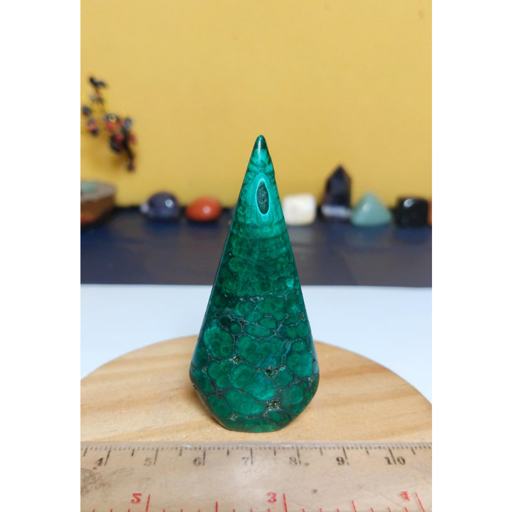 Natural Malachite Ornament (3)