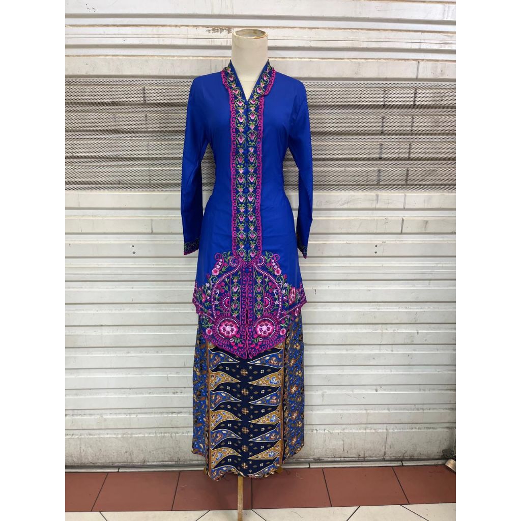 Setelan Kebaya Encim Modern Model Tunik Lengan Panjang