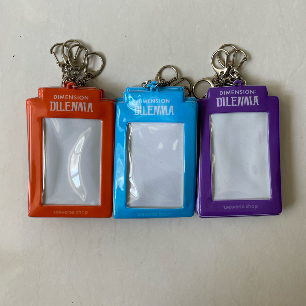 enhypen pc photocard card holder keychain keyring cahol dimension dilemma Kpop Idol Photocard holder
