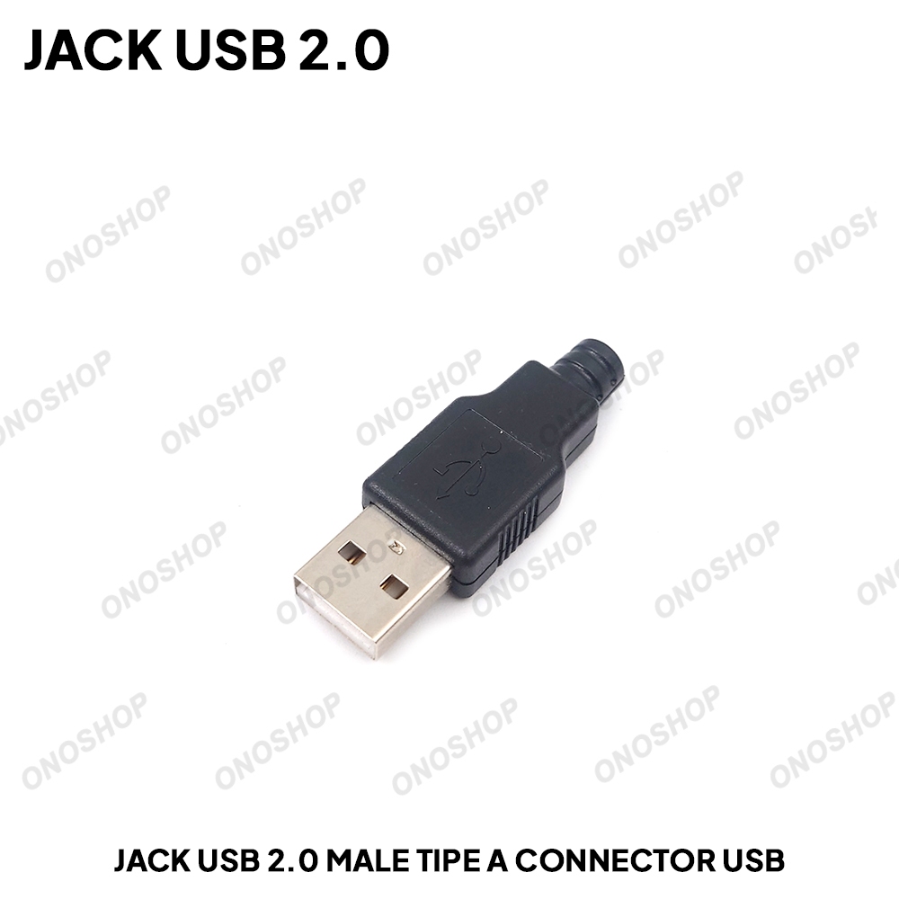 Jack USB 2.0 Male Tipe A Connector USB