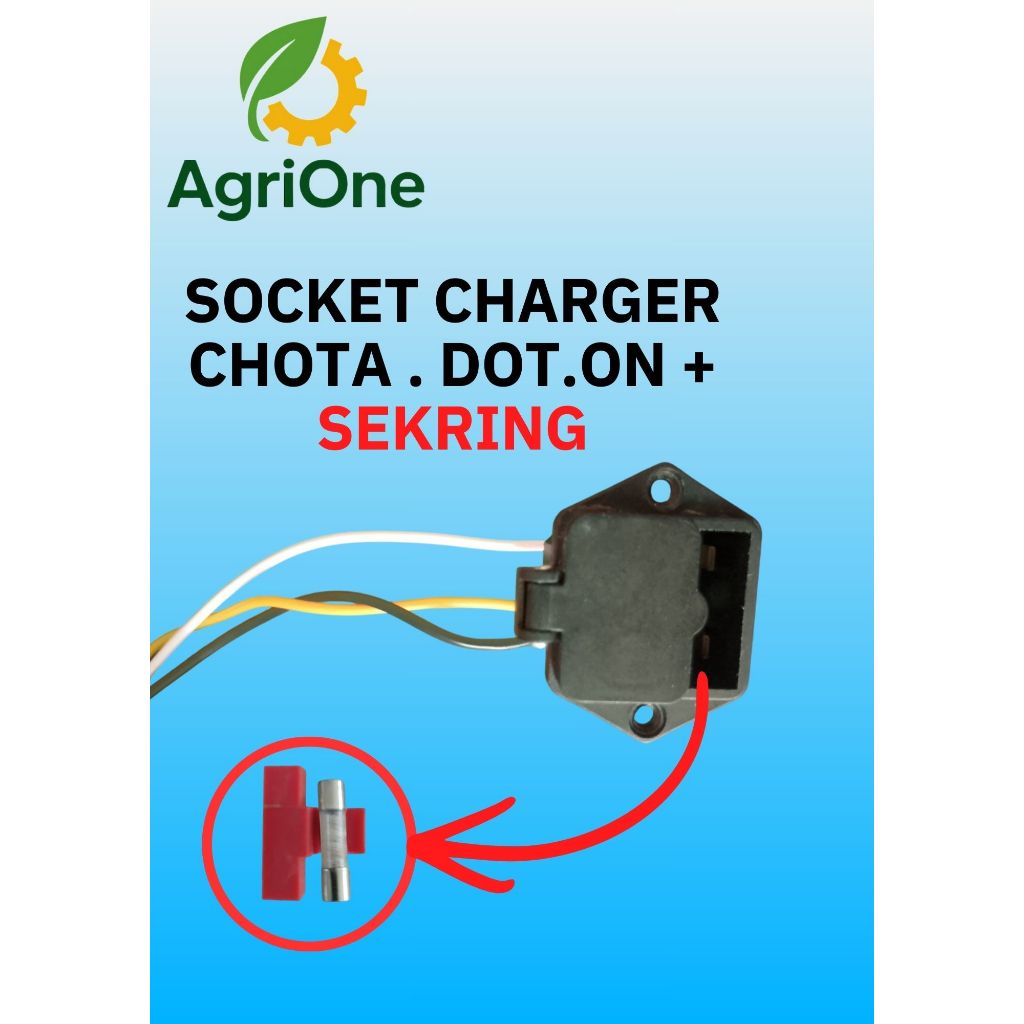 Socket Charger / RUMAH CHARGER Sprayer ELEKTRIK CHOTA CTE 16 Liter Original Colokan Chota