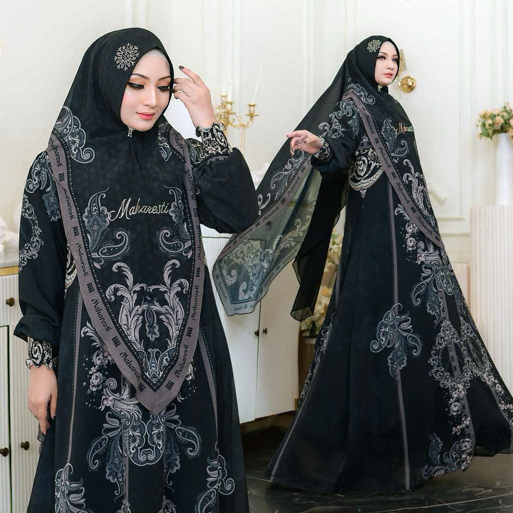 Gamis Syari Terbaru Alesha Series By Maharesti / Gamis Syari Kekinian / Gamis Syari Cantik / Gamis S