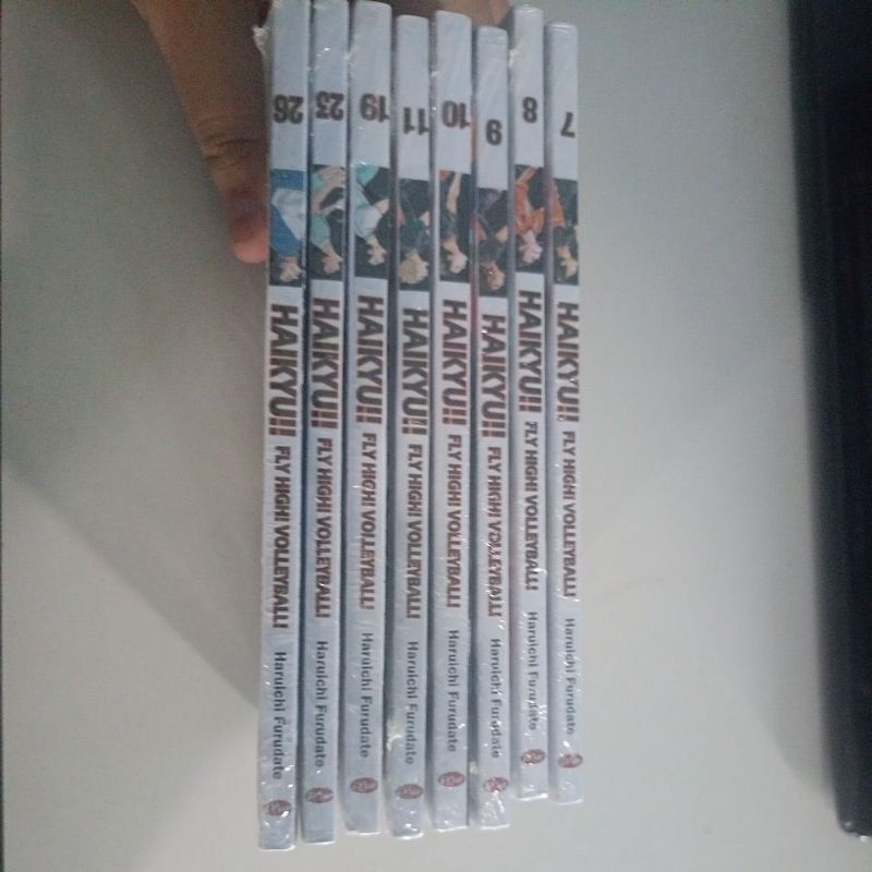 Komik Haikyuu ORI segel set vol 7 - 11 , 19 , 23 , 26