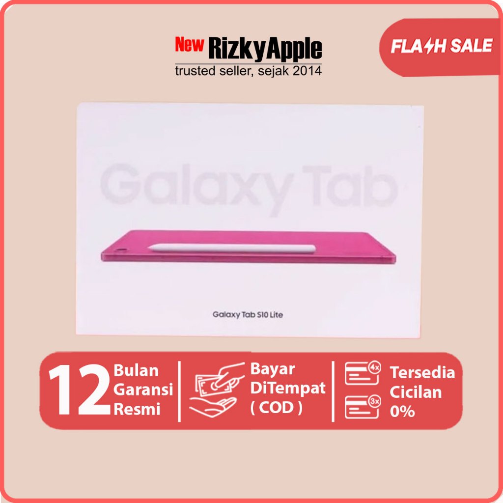 Samsung Galaxy Tab S10 Lite WiFi 128GB [ Ram 6GB ] Gray Red Garansi Resmi Samsung Indonesia SEIN And