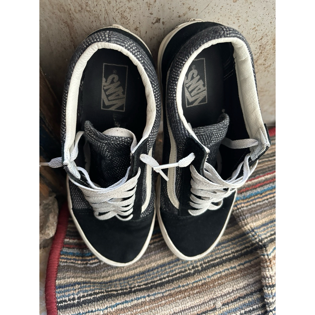 SEPATU VANS OLD SKOOL DENIM CHECK BLACK