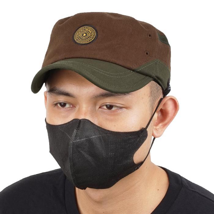 Topi Pria Kalibre 991892 239  Brown Army Topi Komando All size Lingkar Kepala 57 cm