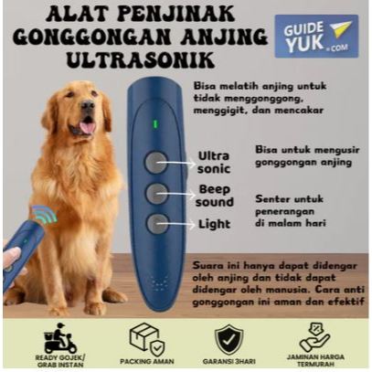 Alat Penjinak Gonggongan Anjing Ultrasonik / Handle Dog Barking / DEVICE DOG With USB Charger#Gratis