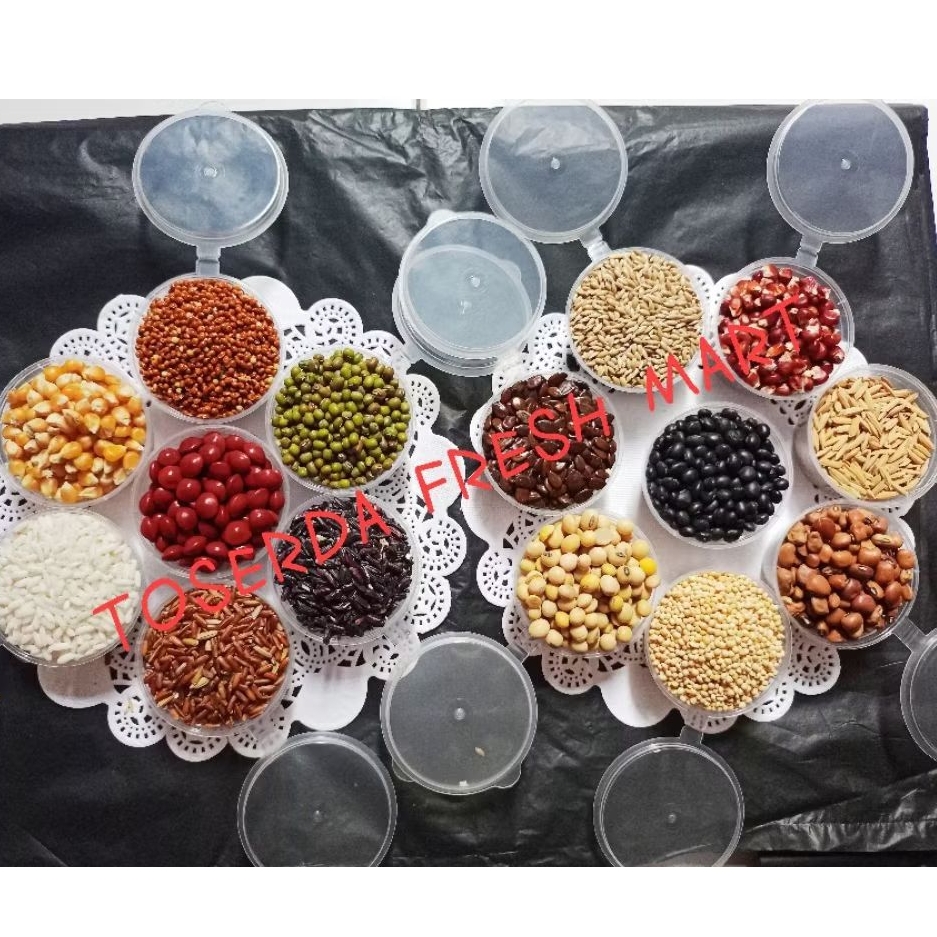 BIJI BIJIAN untuk KOLASE TERLENGKAP MURAH / BAHAN KETRAMPILAN /  BIJI BIJIAN KOLASE PRAKARYA LENGKAP