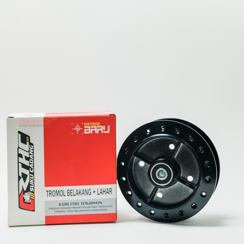 TROMOL BELAKANG + BOSH + BEARING HONDA GRAND BLACK - RTHC