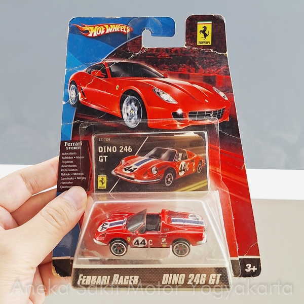 hotwheels Ferrari Racer Ferrari Dino 246 GT hot wheels diecast loose langka rare