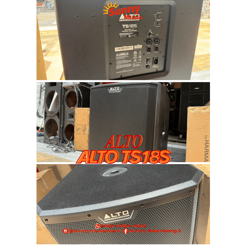 Alto Subwoofer TS18S/Speaker Alto Subwoofer (1pcs) - Original + Packing Kayu