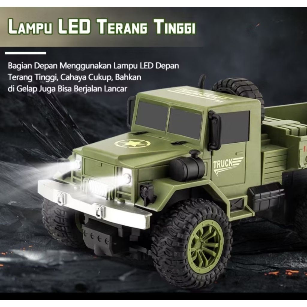 RC.WPL Jembatan Mobol Army Axle B-1RC Mobil1:16