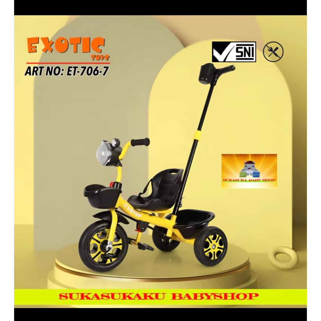 sepeda anak roda 3 exotic