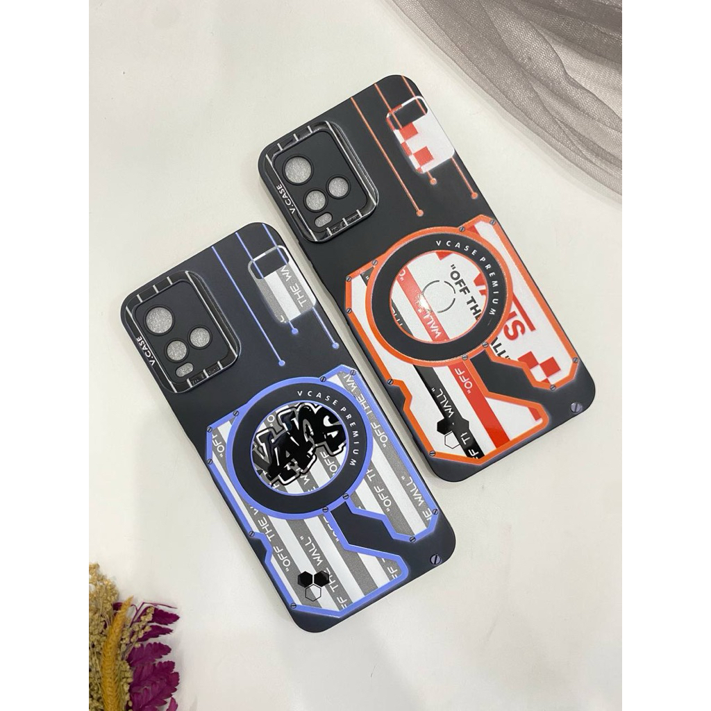 softcase magsafe berwarna bermotif vivoy21/itela70/oppoa54